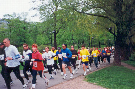 running